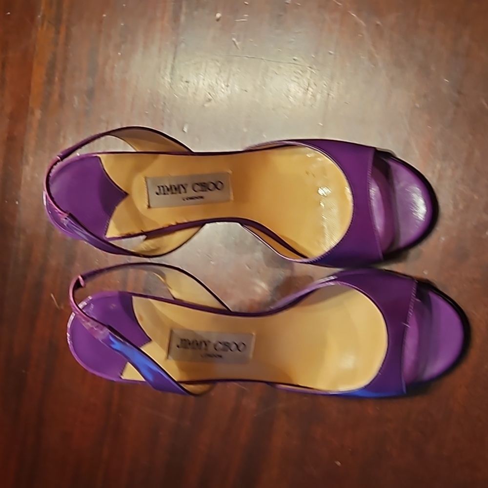 Vintage Purple Jimmy Choo size 38 heels